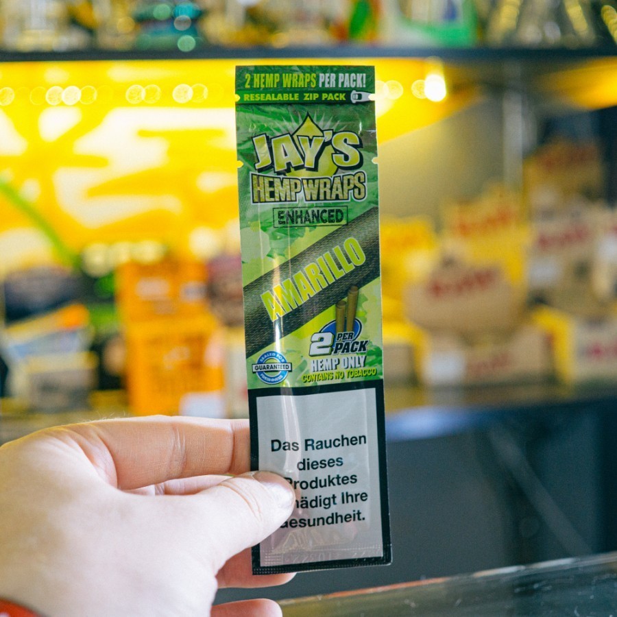 Бланты | Jays Hemp Wrap - Amarillo 2 бланта в упаковке.