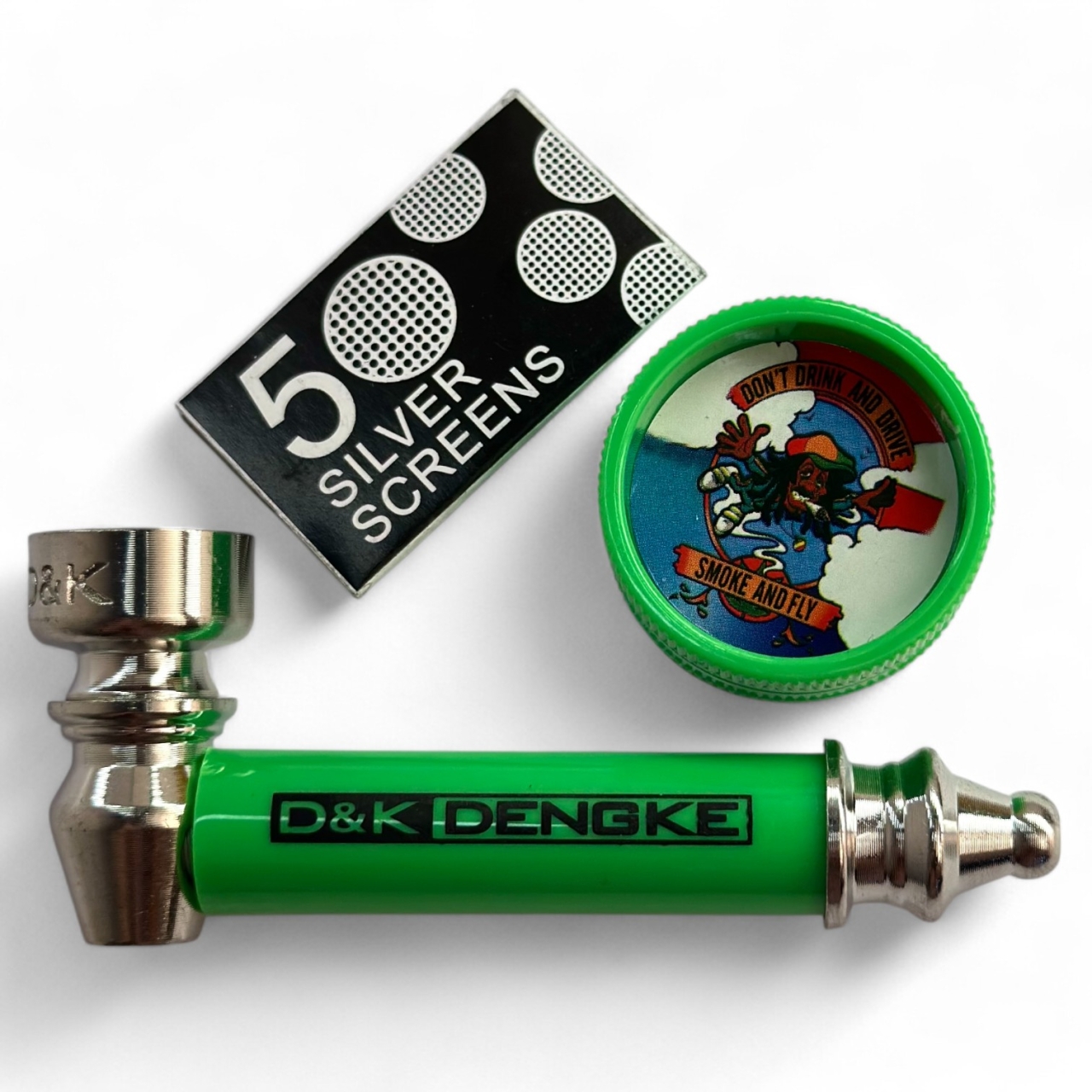 Набор | D&K pipe mini + гриндер и сетки