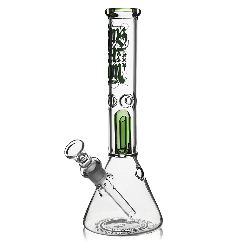 Бонг | Amsterdam - Green Glass 30 см.