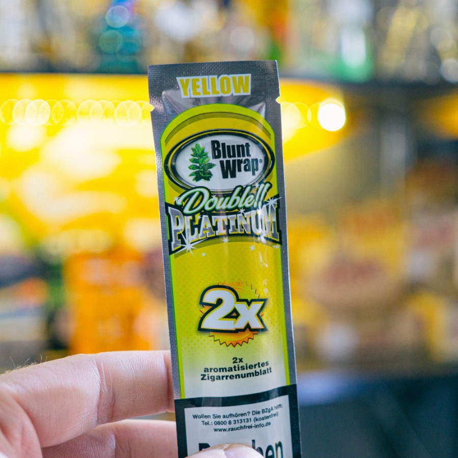 Бланты | Blunt Wrap Double Platinum - Yellow 2 бланта в упаковке.