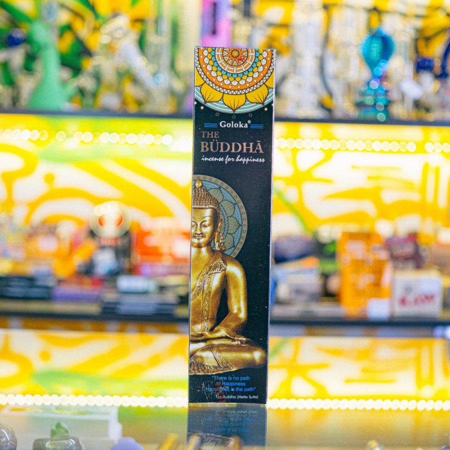 Благовония | Goloka - Mystirious Black Buddha 15 гр. (15-20 палочек)