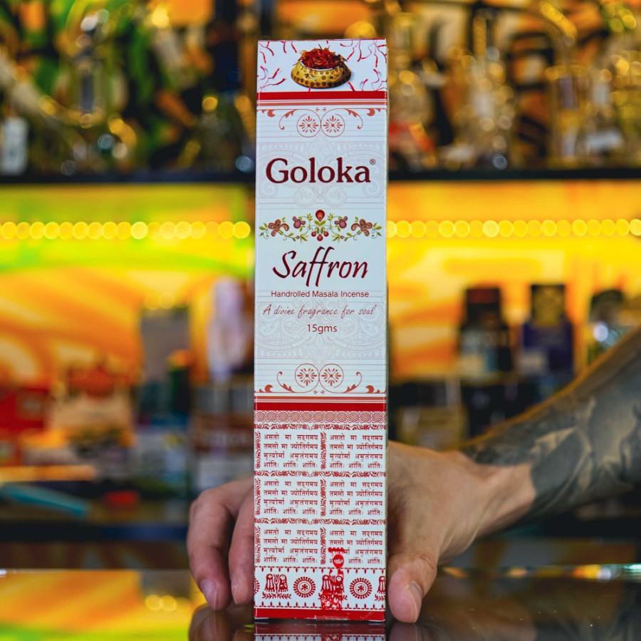 Благовония | Goloka - Saffron 15 гр. (15-20 палочек)