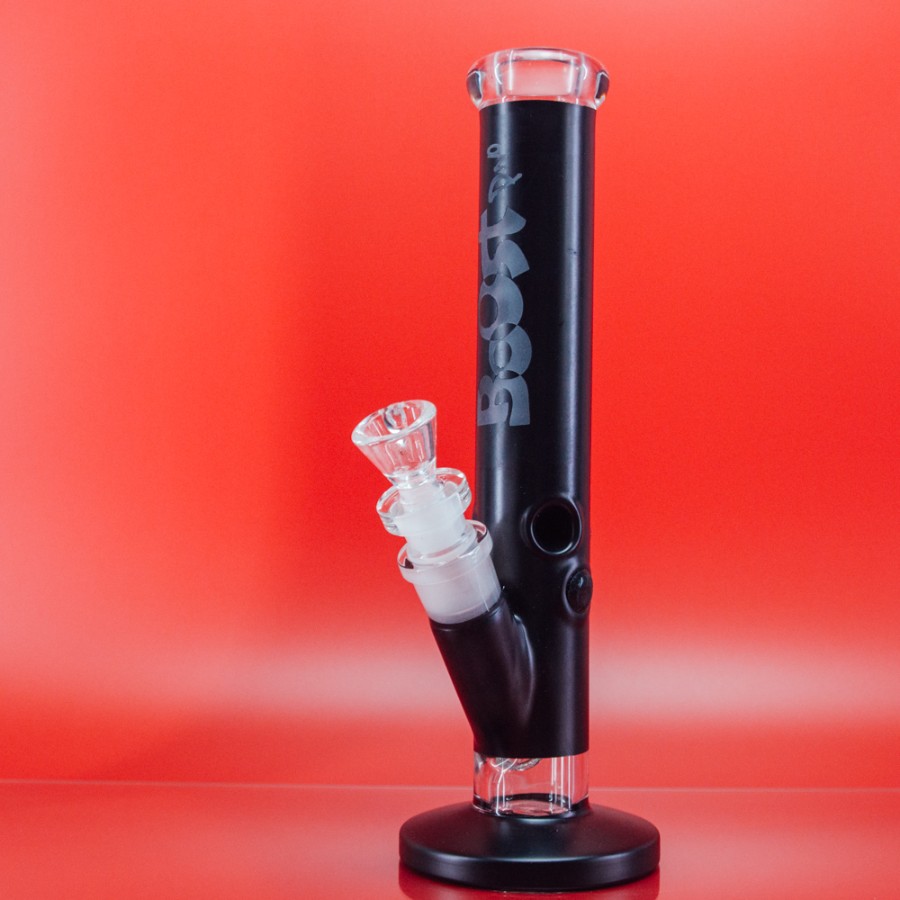 Бонг | Boost Pro - Straight Glass Black 35 см.